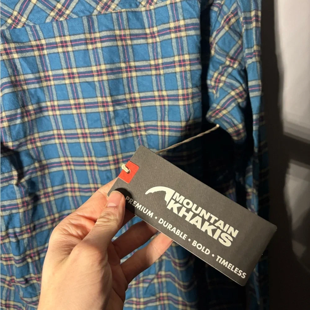 Mountain Khakis Classic Fit Downtown Flannel Shirt Size Medium - Picture 4 of 5